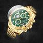 NAVIFORCE NF8021 Herren Chronograph 3BAR Hardlex
