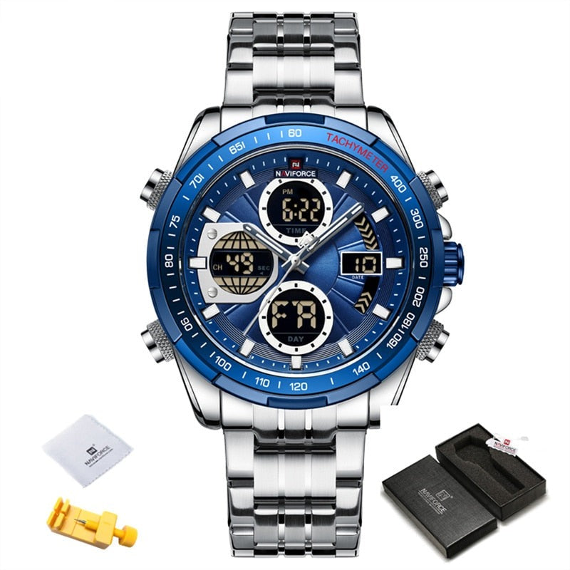 NAVIFORCE NF9197L Herren Militärchronograph 3BAR