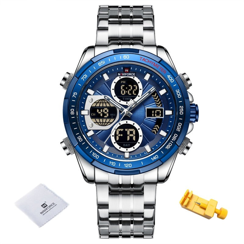 NAVIFORCE NF9197L Herren Militärchronograph 3BAR