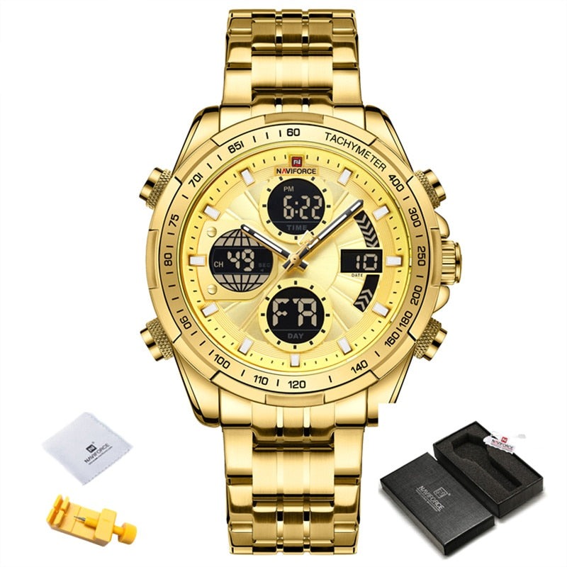 NAVIFORCE NF9197L Herren Militärchronograph 3BAR